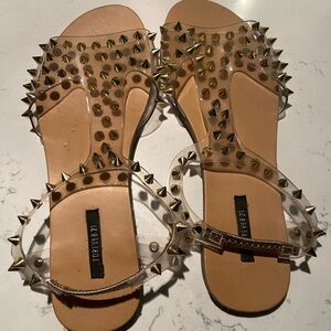Gold Studded Sandals